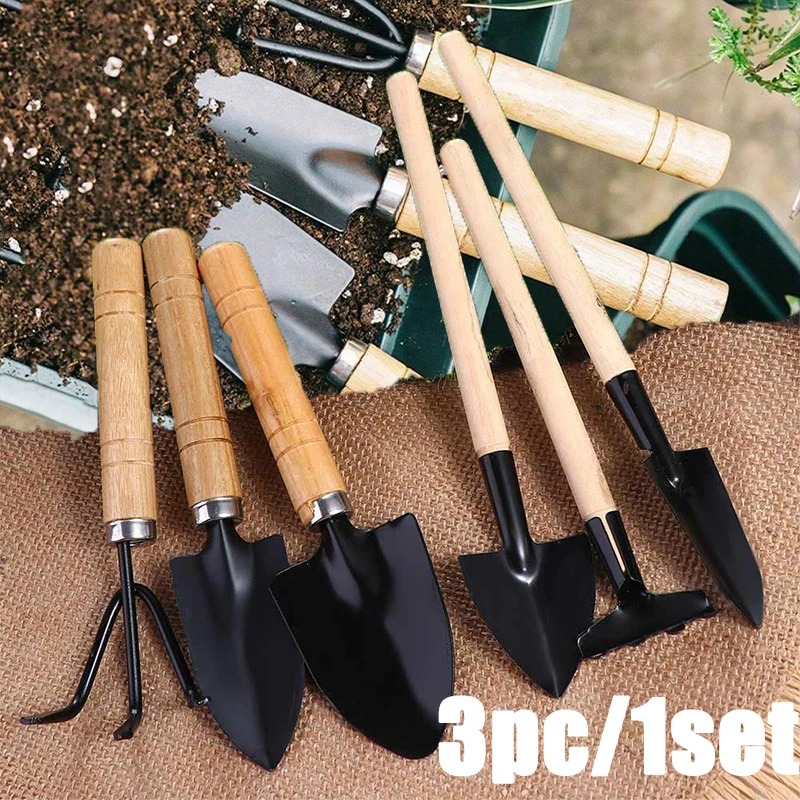 Gardening Tools Shovel - 3PC/1Set Mini Gardening Tools Set Portable