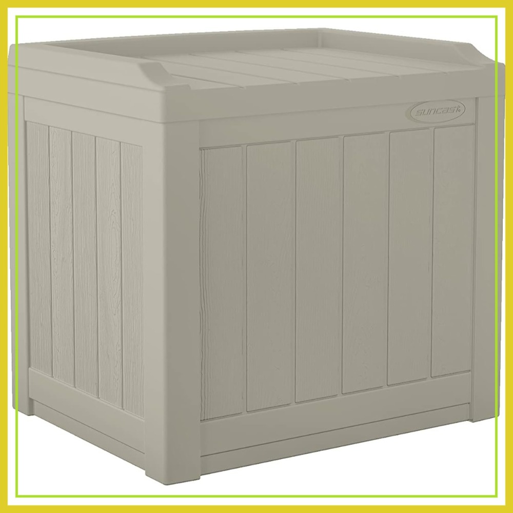 Gardening Tools Box - 22 Gallon Outdoor Storage Box with