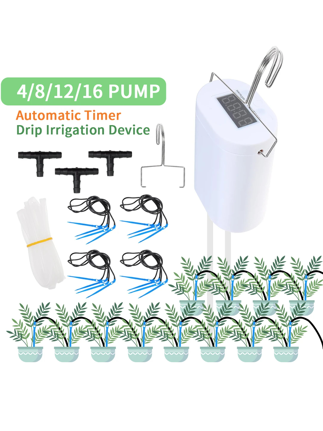 Gardening Tools Kit For Home Garden - Automatic Plant Flower Watering Pump Home