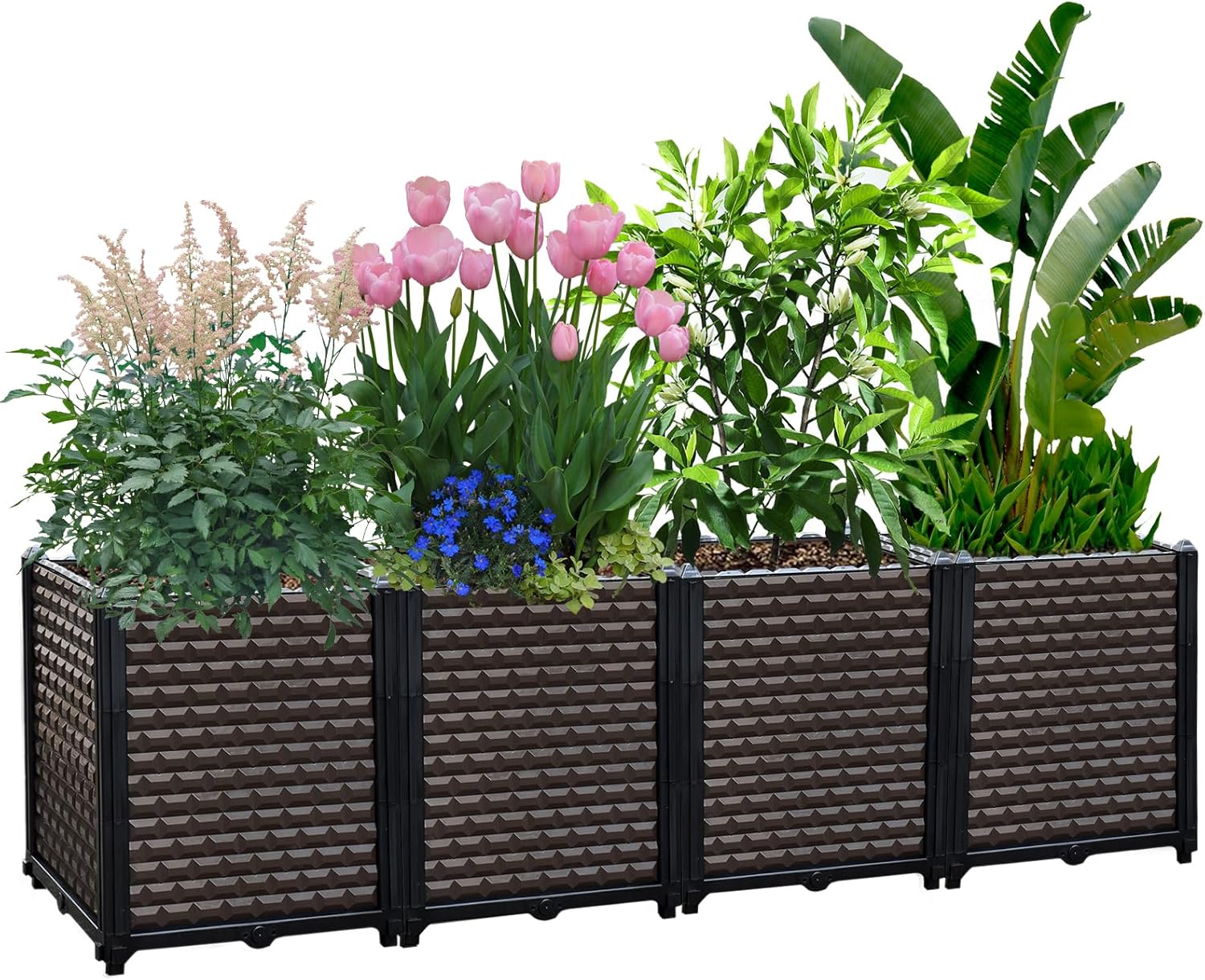 Hanging Planter Basket - Large Planters for Outdoor Plants -