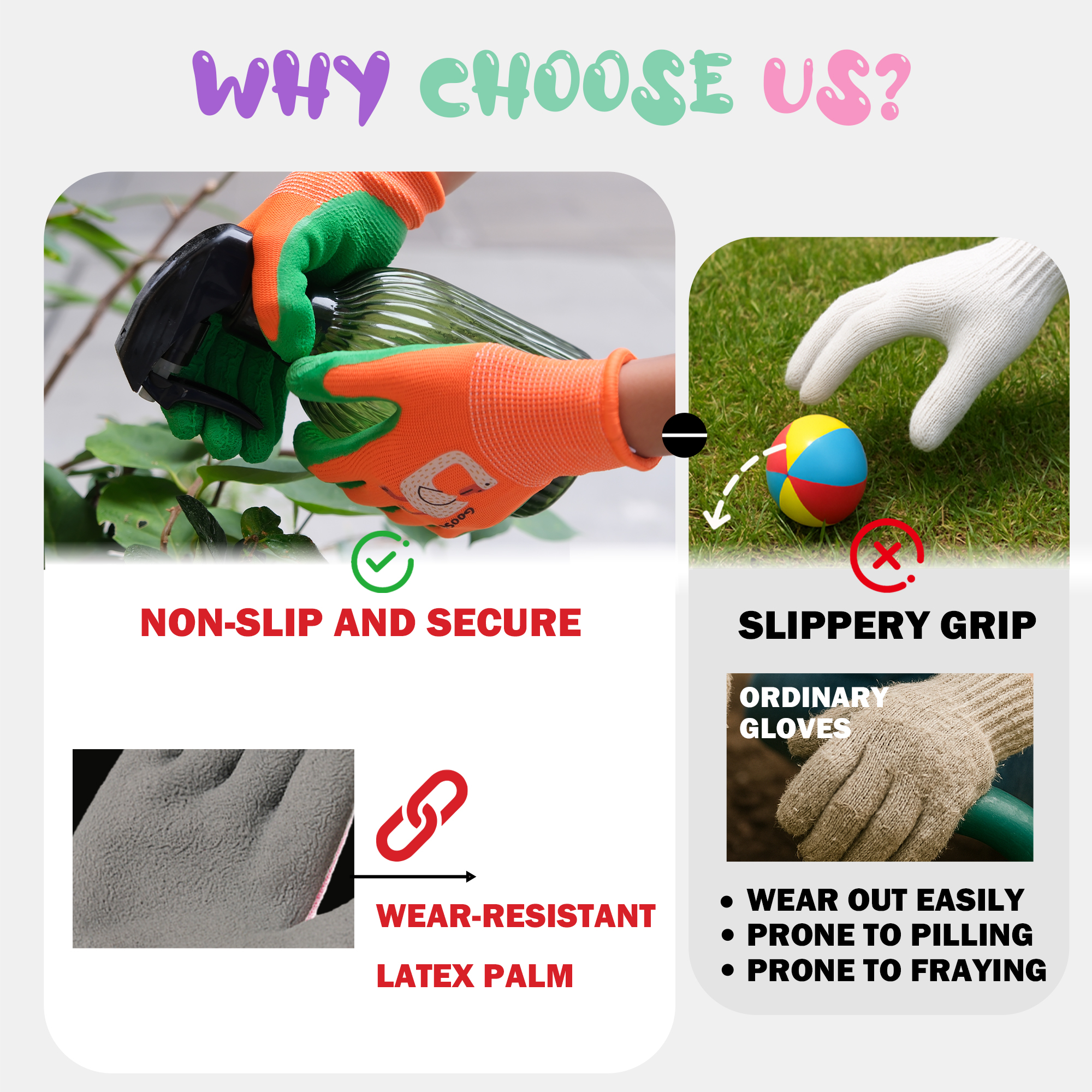 4 Pairs Kids Gardening Gloves  - Gardening Tools Kit For Kids บทวิจารณ์และราคา
