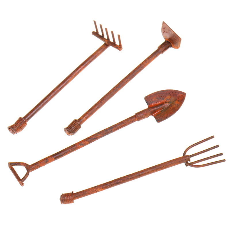 1:12 Scale Dollhouse Miniature - Gardening Tools Shovel บทวิจารณ์และราคา