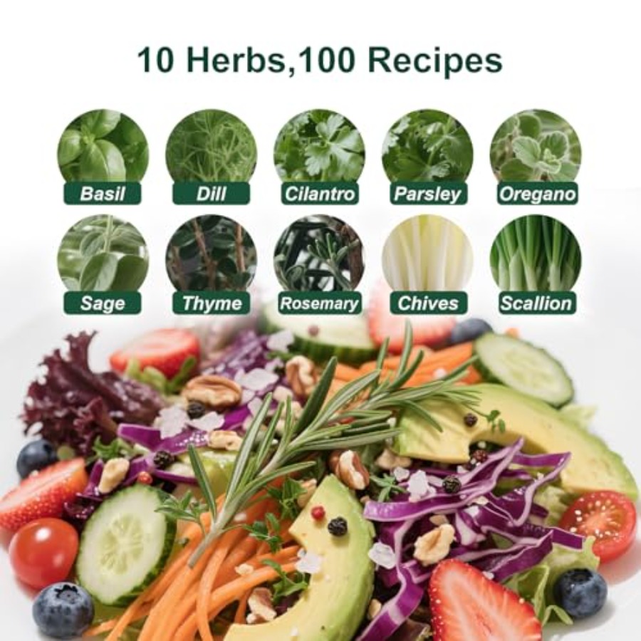 10 Indoor Herb Garden Kit 33pc - Gardening Tools Gift Ideas บทวิจารณ์และราคา