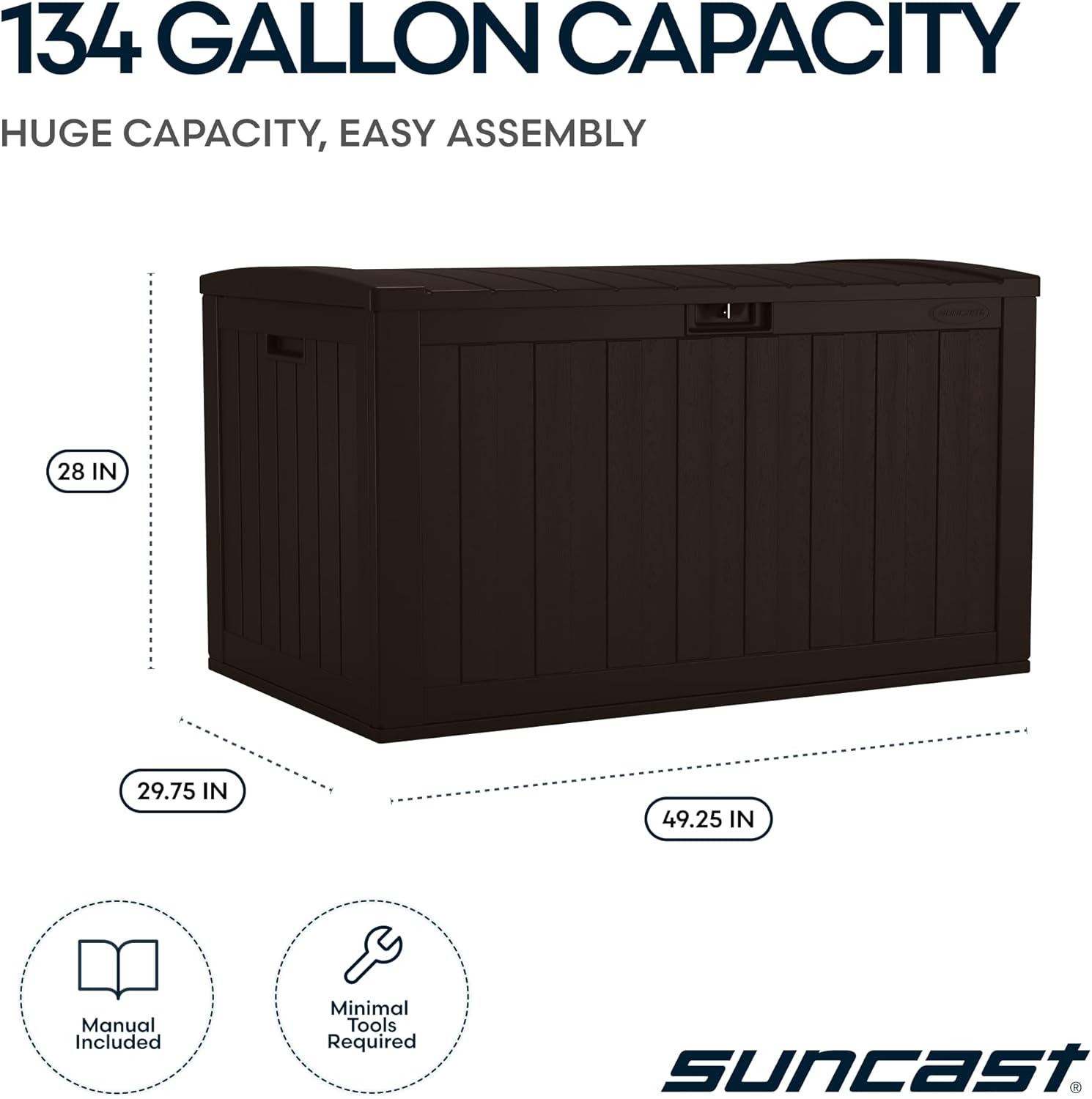 Extra-Large Outdoor Patio Deck - Gardening Tools Box บทวิจารณ์และราคา