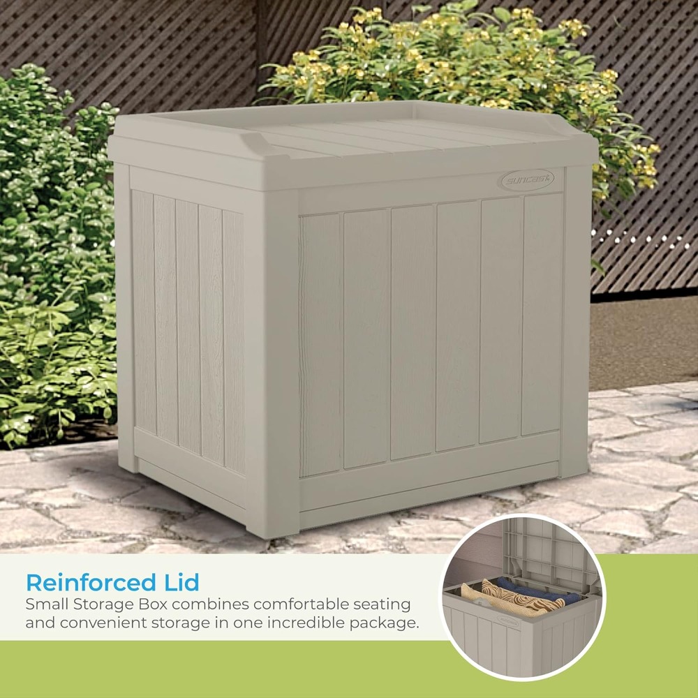 22 Gallon Outdoor Storage Box  - Gardening Tools Box บทวิจารณ์และราคา