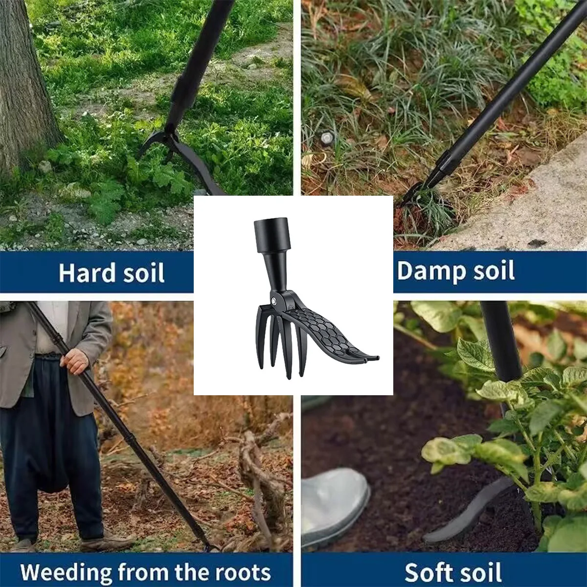 Stand Up Weed Puller Claw Tool - Gardening Tools Shovel บทวิจารณ์และราคา