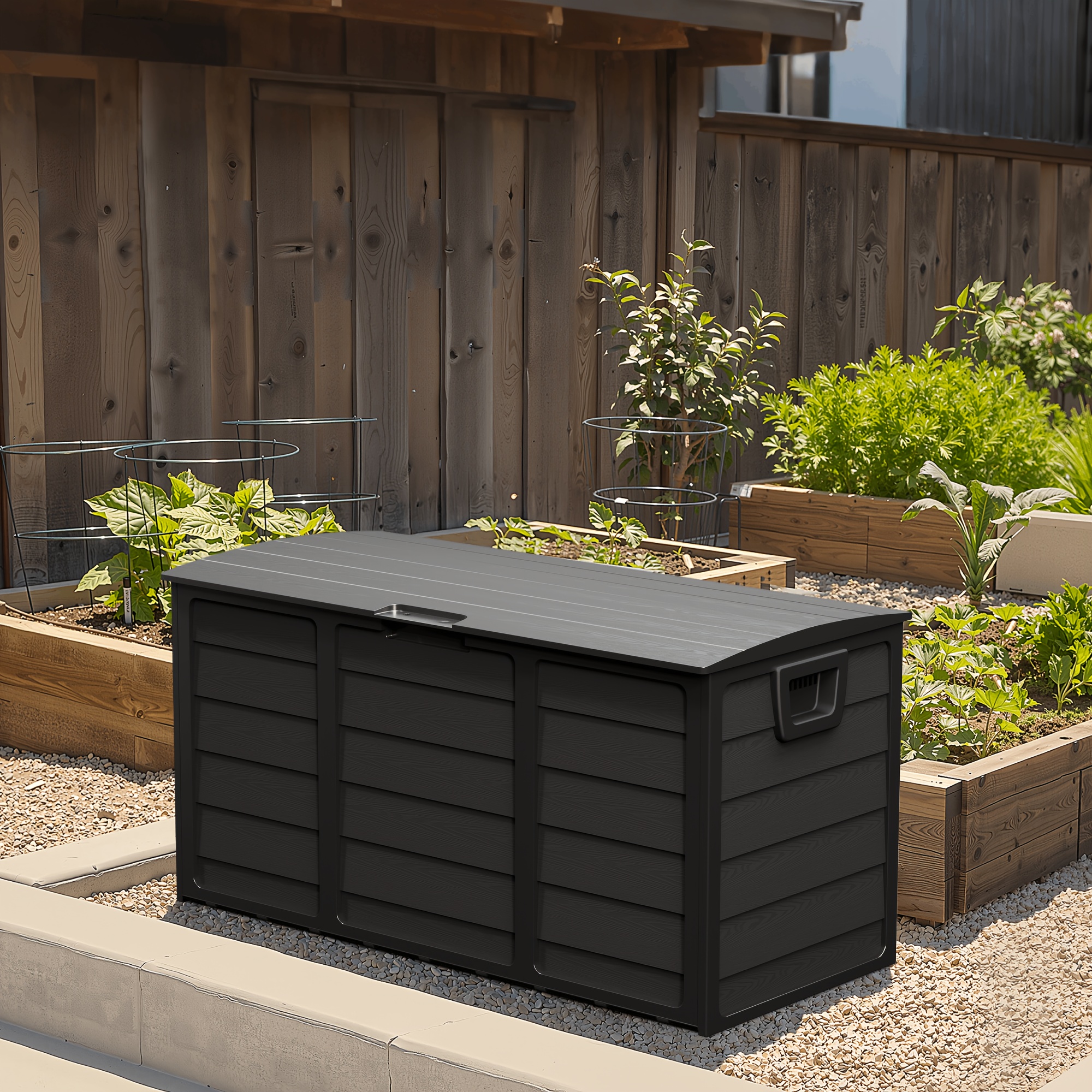 Weatherproof Resin Storage, 75 - Gardening Tools Box บทวิจารณ์และราคา
