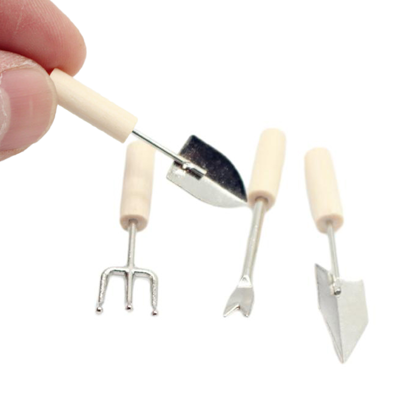 1:12 Dollhouse Miniature Garde - Gardening Tools Shovel บทวิจารณ์และราคา