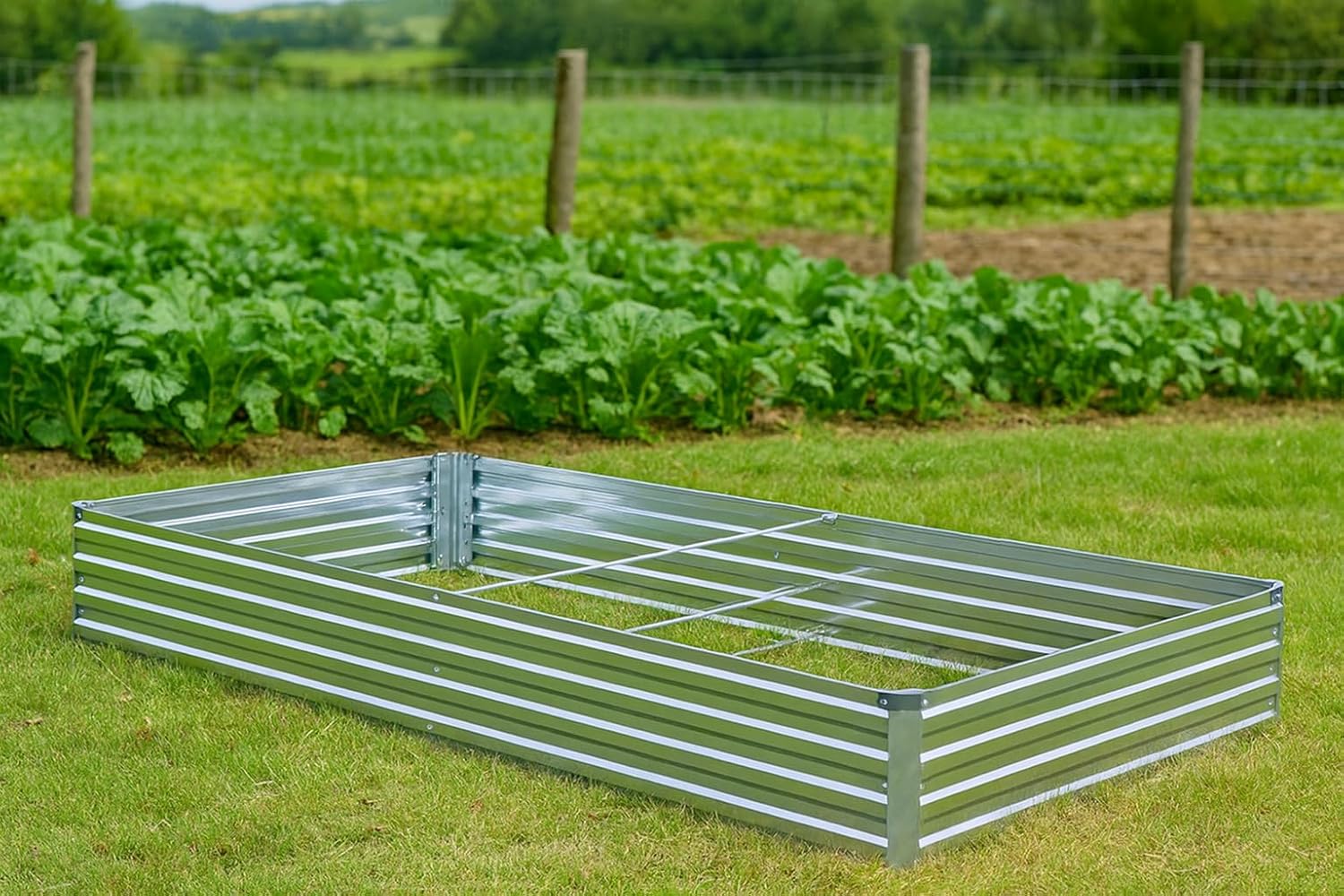 2 Pack Galvanized Raised Garde - Gardening Tools Box บทวิจารณ์และราคา