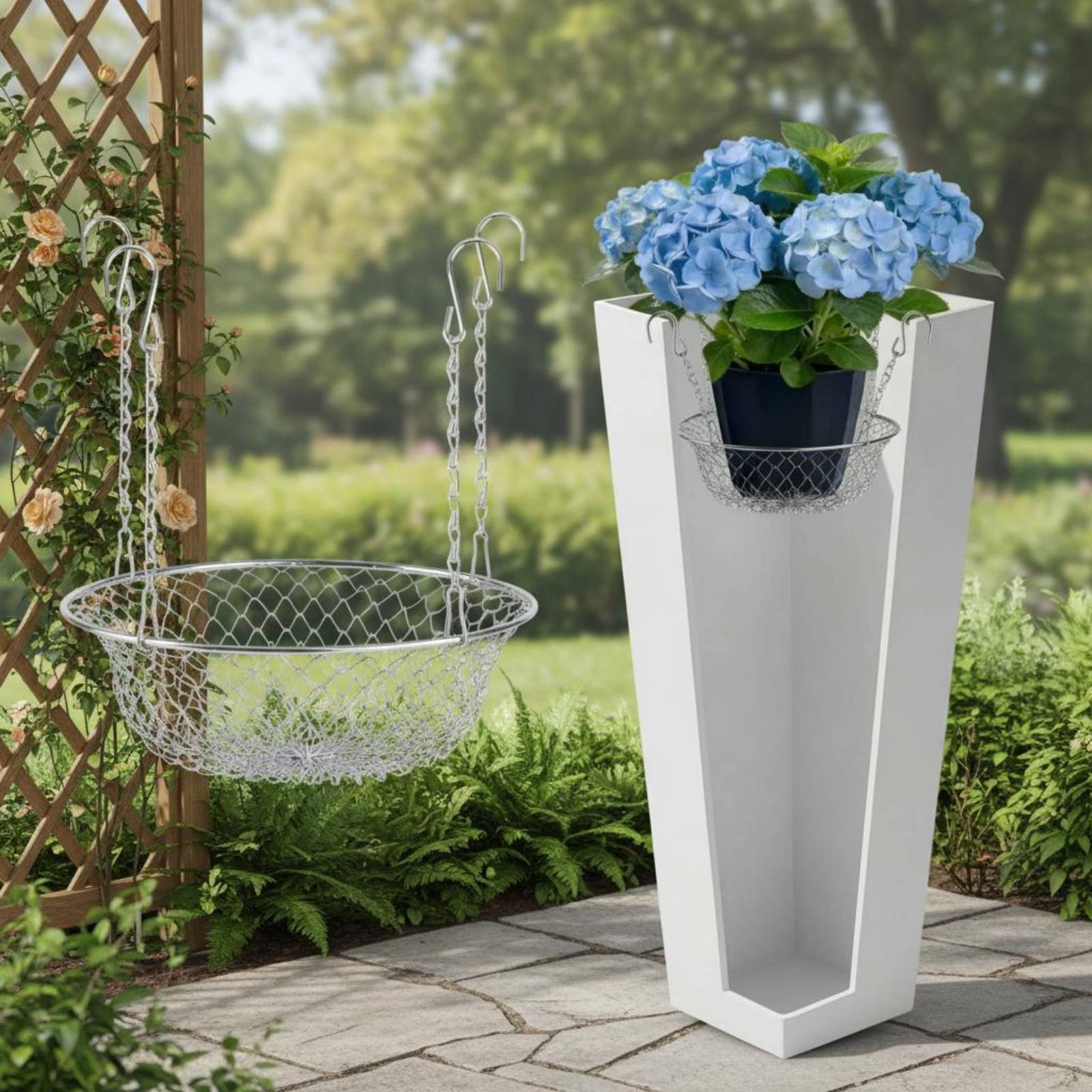 Adjustable Planter Liner Long- - Hanging Planter Basket บทวิจารณ์และราคา