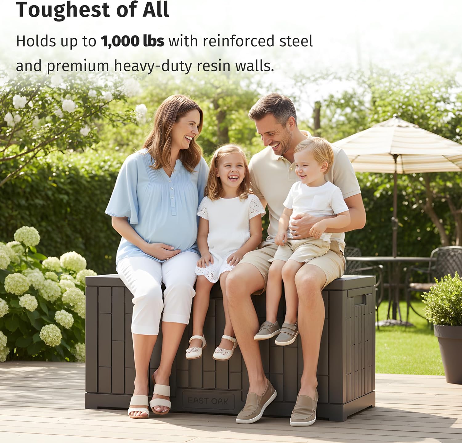 120-Gallon Outdoor Storage Box - Gardening Tools Box บทวิจารณ์และราคา