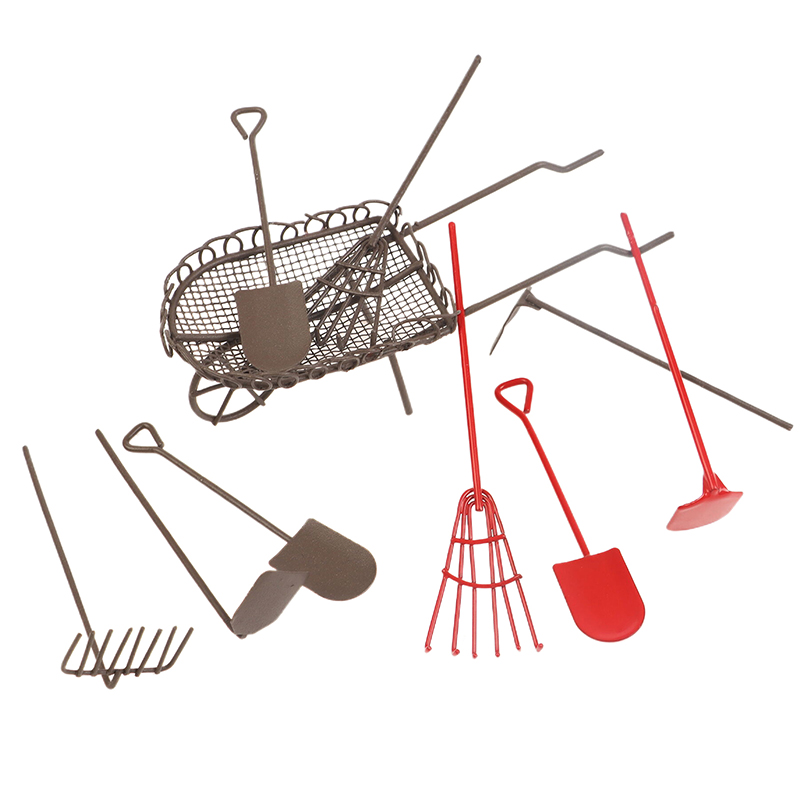 1/12 Dollhouse Simulation Gard - Gardening Tools Shovel บทวิจารณ์และราคา