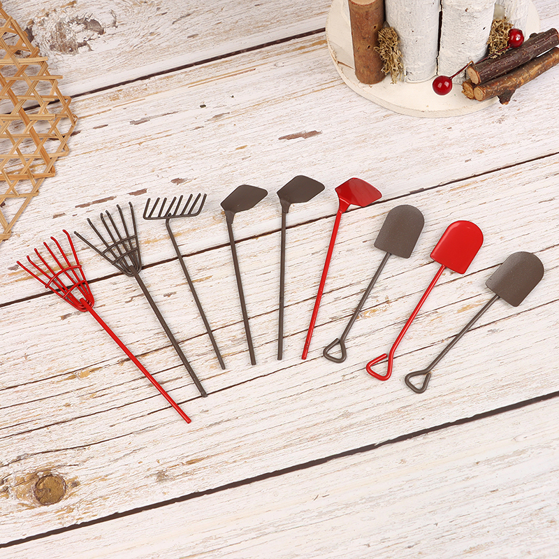 1/12 Dollhouse Simulation Gard - Gardening Tools Shovel บทวิจารณ์และราคา