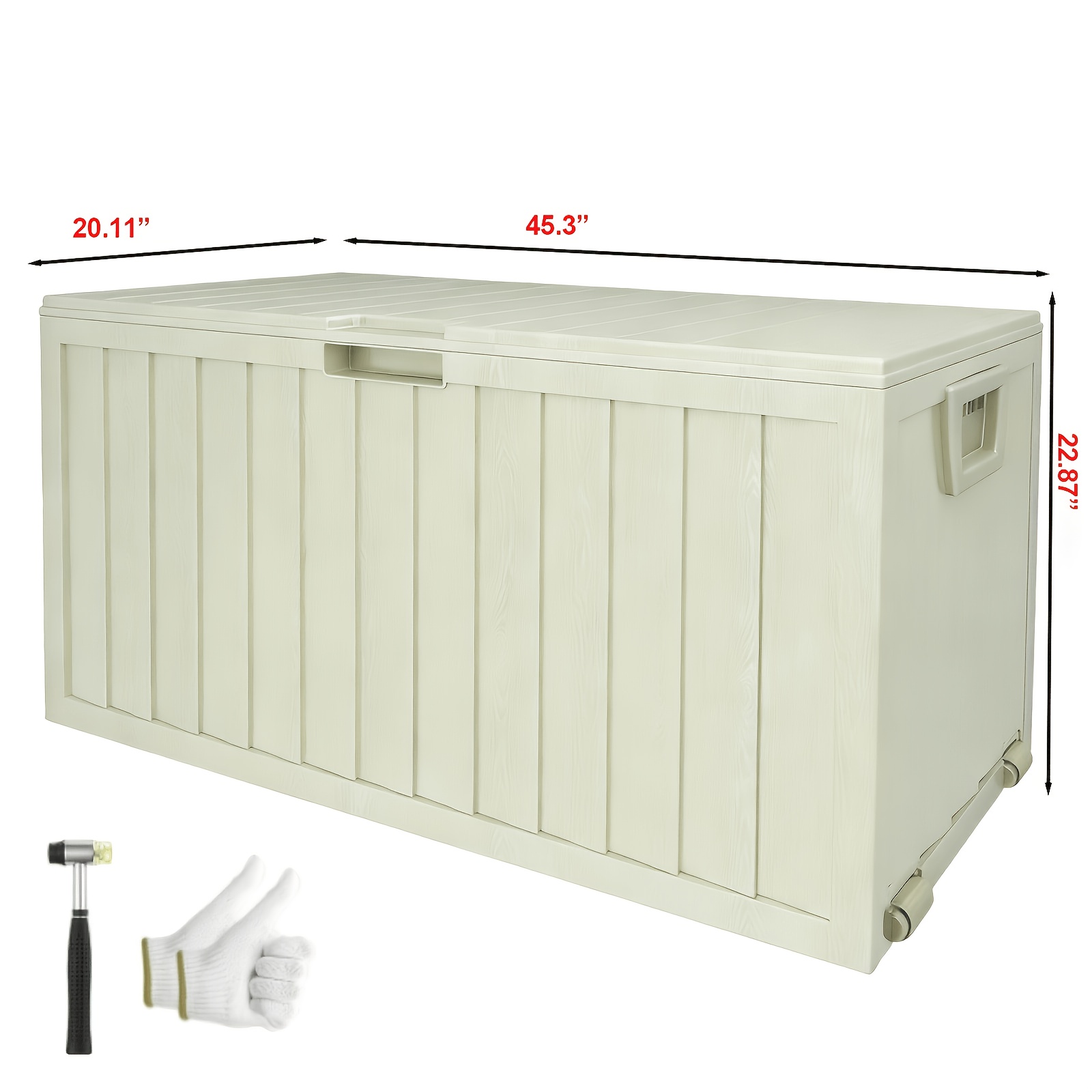 75/35 Gallon Outdoor Storage B - Gardening Tools Box บทวิจารณ์และราคา