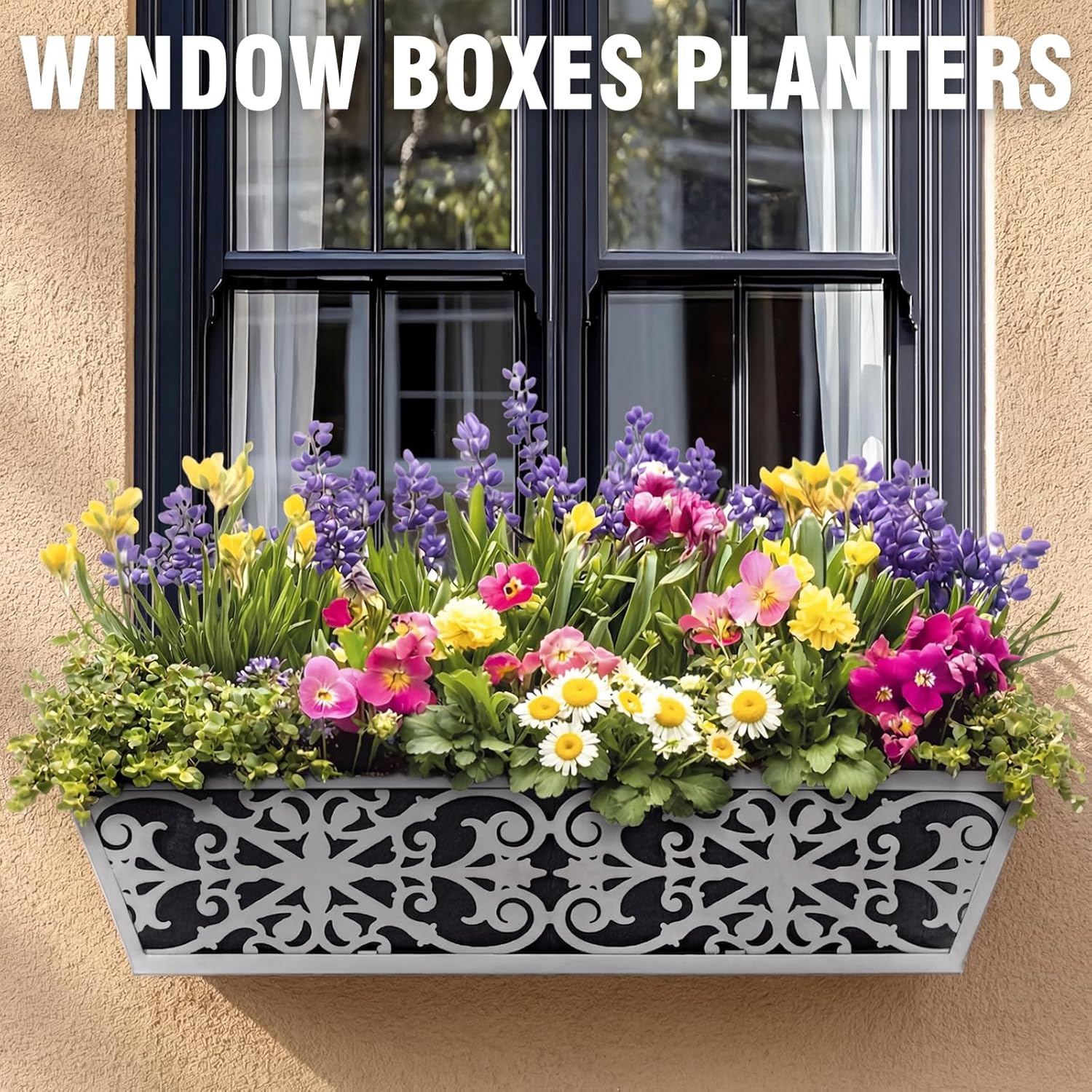 6 Pack 24 Inch Window Boxes Pl - Hanging Planter Basket บทวิจารณ์และราคา