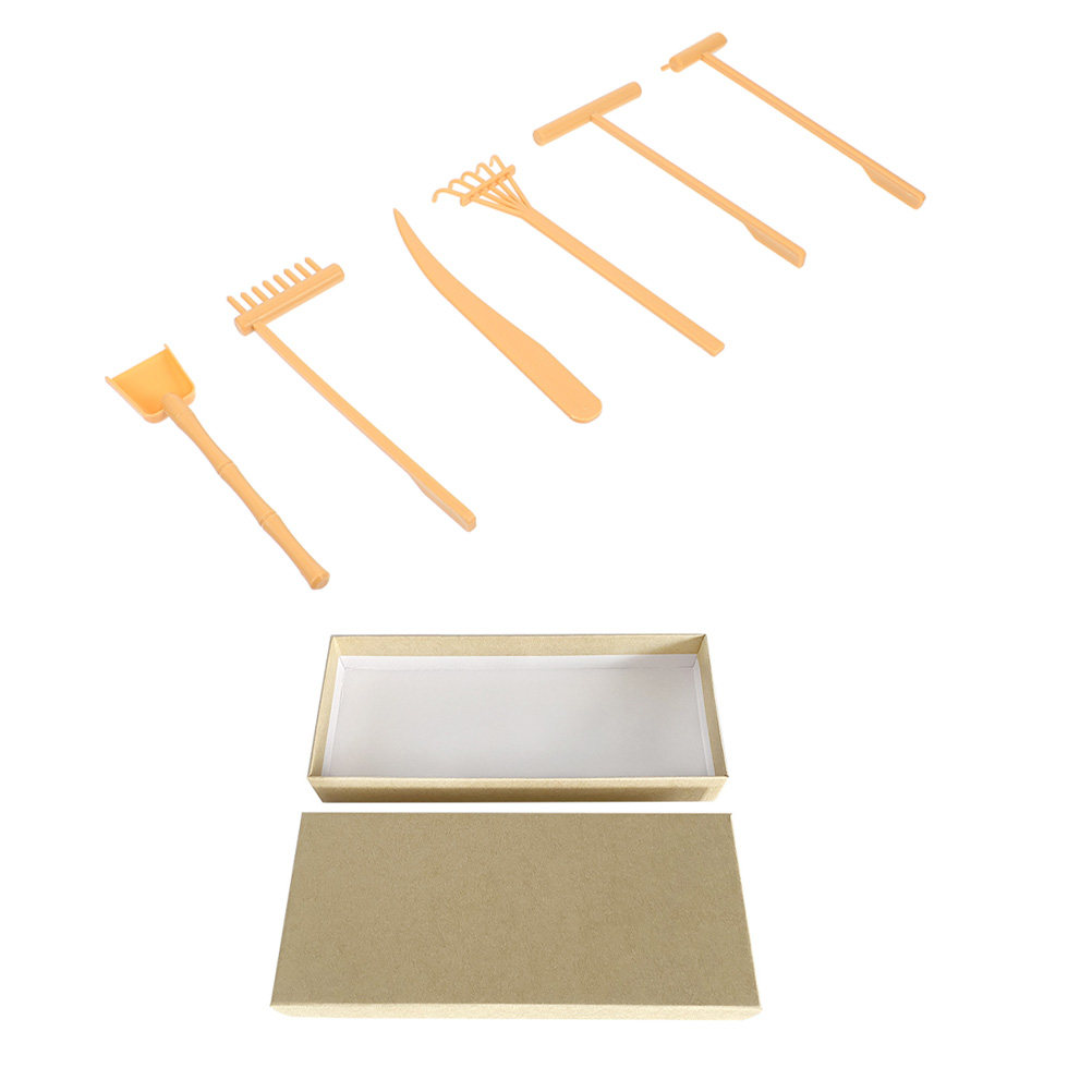 1Set Small Zen Garden Rake Set - Gardening Tools Drawing บทวิจารณ์และราคา