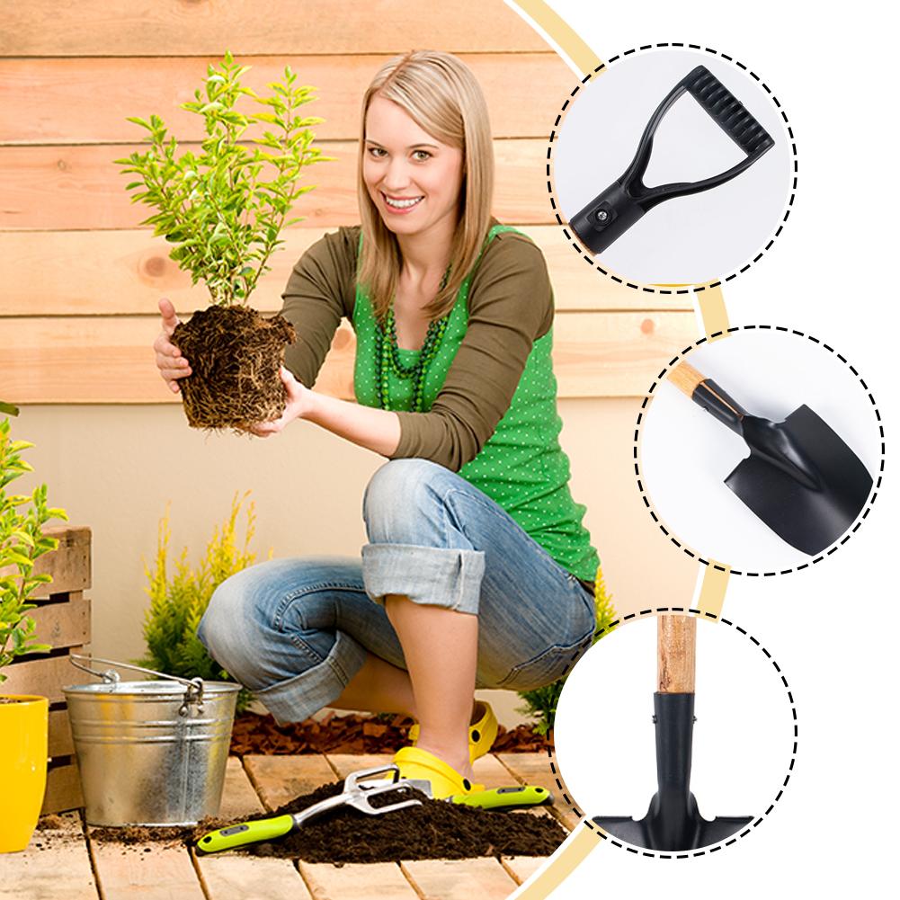 36cm Garden Shovel WIth Wooden - Gardening Tools Kit For Kids บทวิจารณ์และราคา