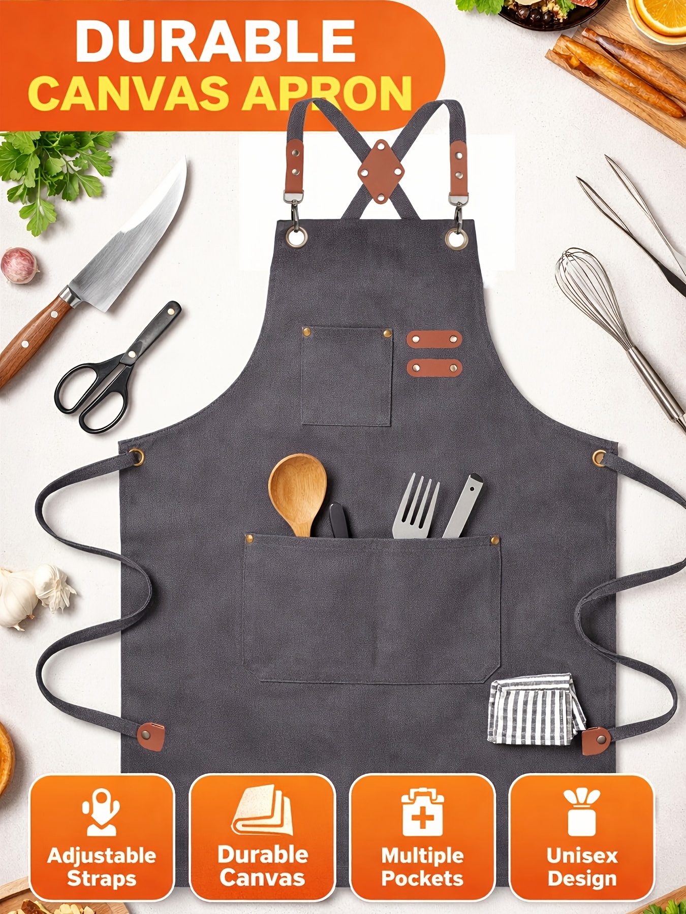 Festive Multi-Use Apron 12OZ C - Gardening Tools Gift Ideas บทวิจารณ์และราคา