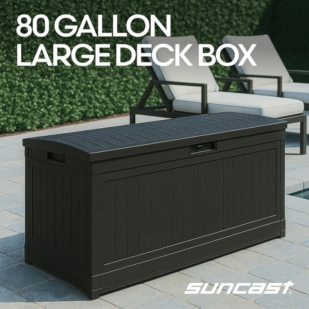 Large Outdoor Patio Deck Box w - Gardening Tools Box บทวิจารณ์และราคา