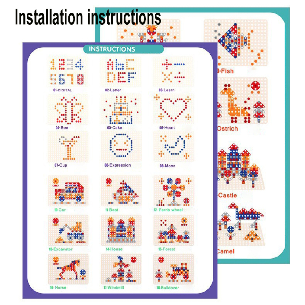 450Pcs Kids STEM Drill Set Cre - Gardening Tools Kit For Kids บทวิจารณ์และราคา