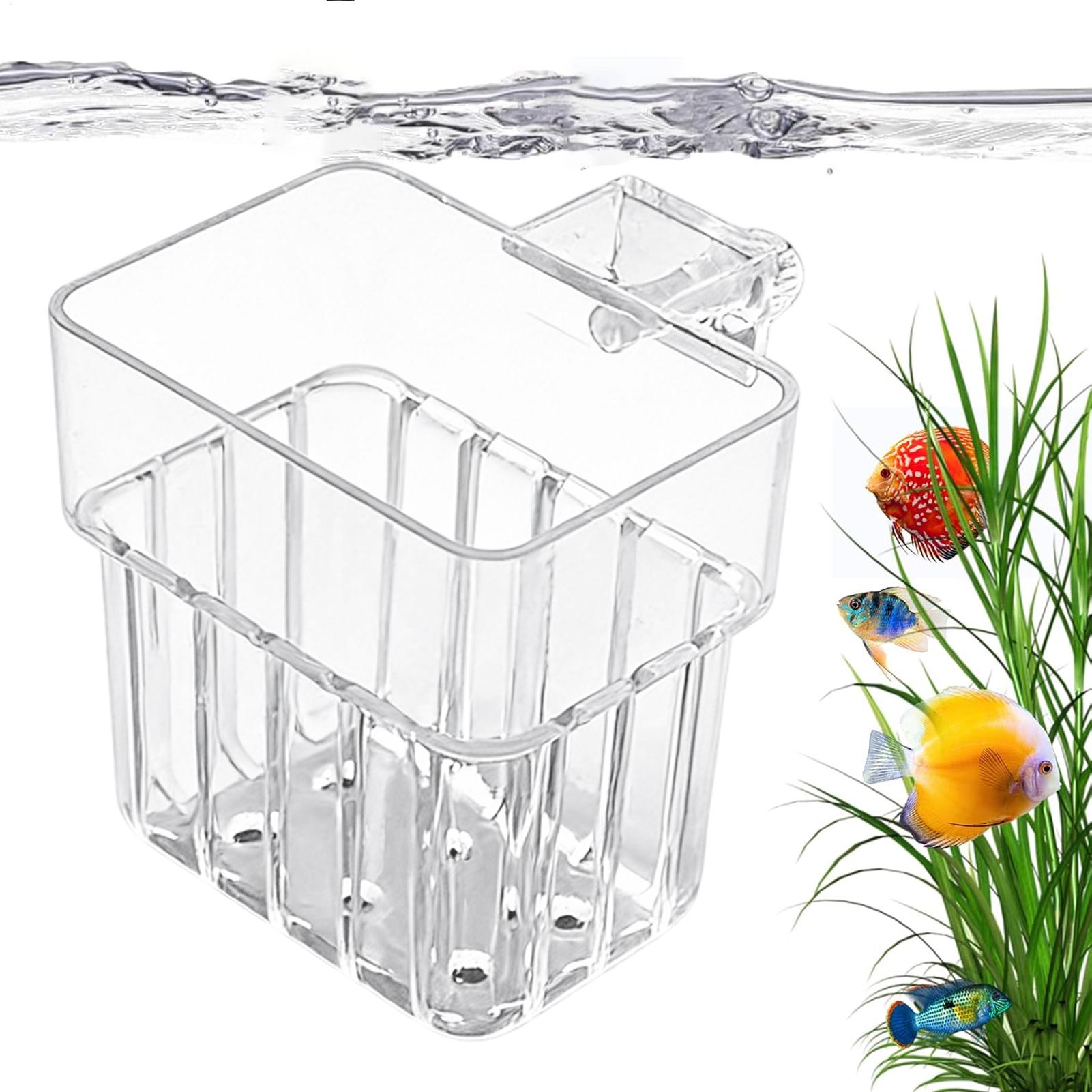 Aquarium Plant Basket Transpar - Hanging Planter Basket บทวิจารณ์และราคา