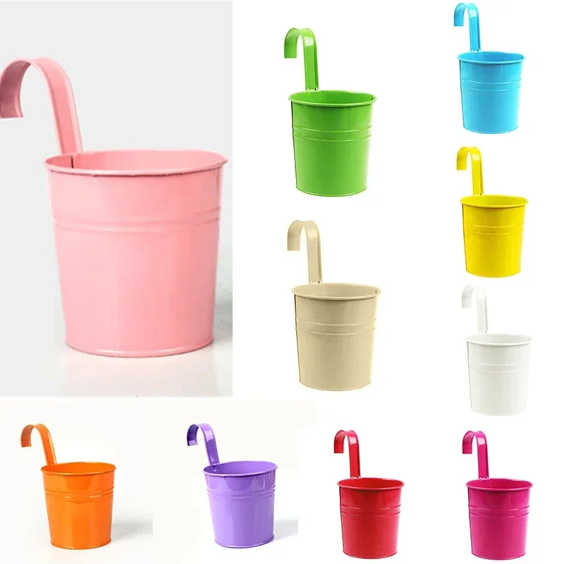 10 Colors Metal Iron Flower Wa - Hanging Planter Basket บทวิจารณ์และราคา